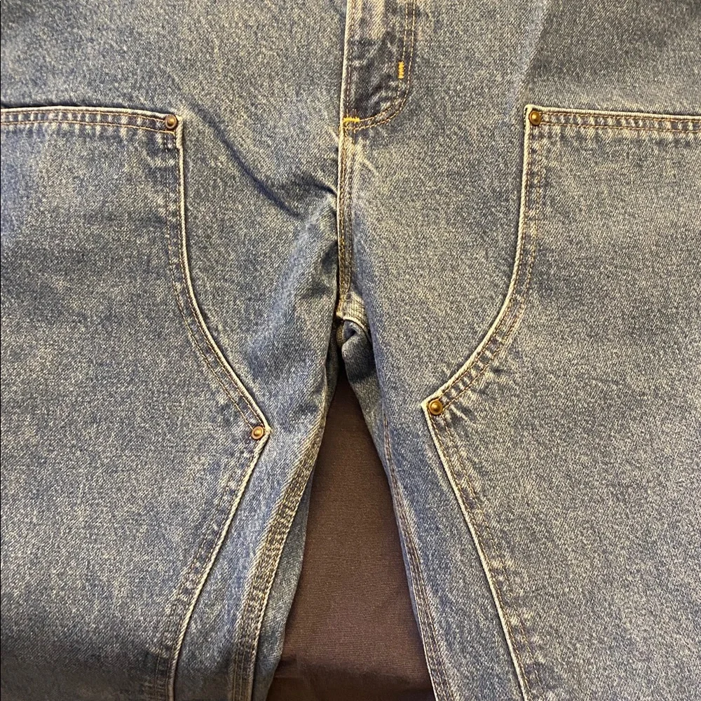 Vintage Carhartt B73 DST Dungaree Vintage Double Knee Logger Carpenter Jeans